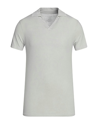 MAJESTIC FILATURES Poloshirt Hellgrau 94% Baumwolle, 6% Elastan