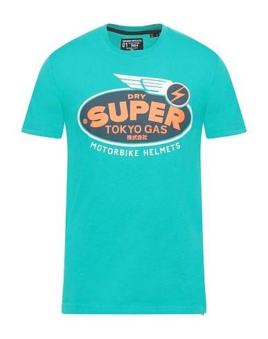 SUPERDRY T-Shirt Säuregrün 100% Baumwolle