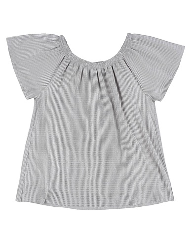DONDUP Top Light grey 100% Polyester, Cotton