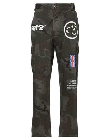 NST2 x PANGEA Pantalone Antracite 100% Cotone