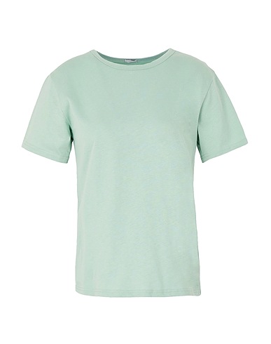 8 by YOOX Basic T-Shirt Sage green 100% Organic cotton