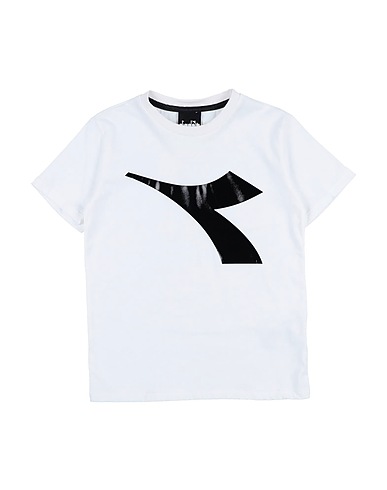 DIADORA T-Shirt Weiß 100% Baumwolle