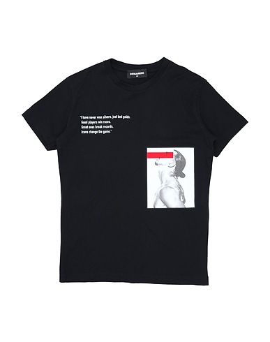 DSQUARED2 T-shirt Black 100% Cotton