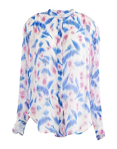ISABEL MARANT Patterned shirts & blouses White 85% Silk, 15% Polyester
