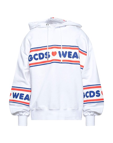 GCDS Hoodie Weiß 100% Baumwolle