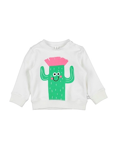 STELLA McCARTNEY KIDS Sweatshirt White 100% Cotton, Elastane