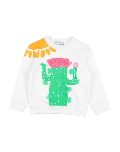 STELLA McCARTNEY KIDS Sweatshirt White 100% Cotton, Elastane