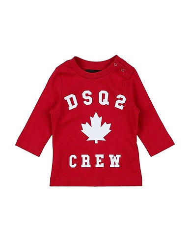 DSQUARED2 T-Shirt Rot 100% Baumwolle