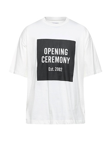 OPENING CEREMONY T-shirt Bianco 100% Cotone