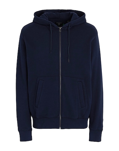 DOCKERS Hooded track jacket  FULL ZIP HOODIE
 Midnight blue 66% Cotton, 34% Recycled polyester