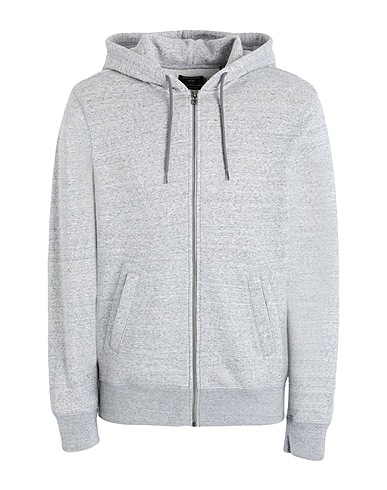 DOCKERS Hooded track jacket  FULL ZIP HOODIE
 Grey 66% Cotton, 34% Recycled polyester