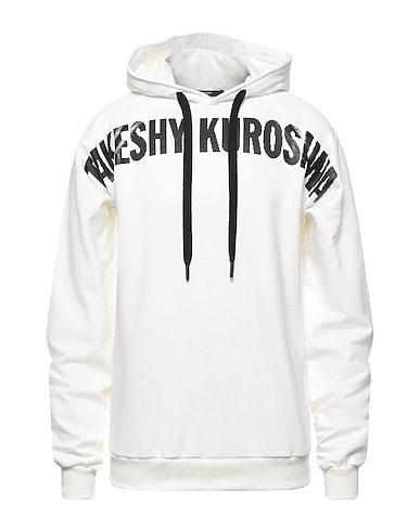 TAKESHY KUROSAWA Hoodie Weiß 100% Baumwolle