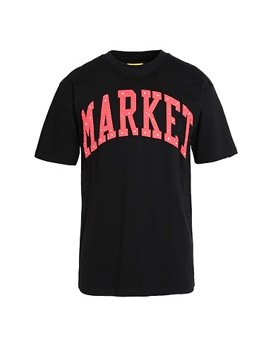 MARKET T-shirt CHINATOWN ARC PUFF T-SHIRT
 Black 100% Cotton