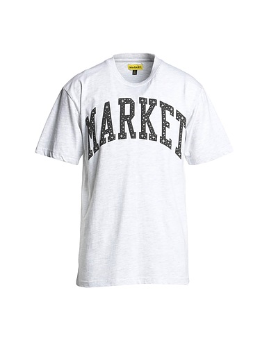 MARKET T-shirt CHINATOWN ARC PUFF T-SHIRT
 Light grey 100% Cotton