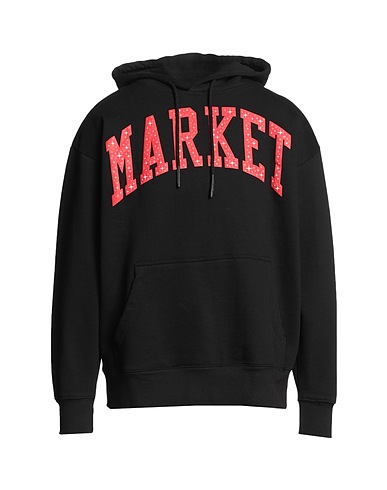 MARKET Hooded sweatshirt CHINATOWN ARC PUFF HOODIE Black 100% Cotton