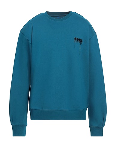 ADER ERROR Sweatshirt Turquoise 77% Cotton, 23% Polyester