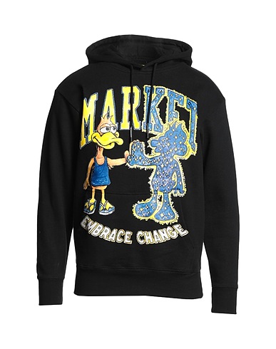 MARKET Hoodie DARK AND LIGHT BEAR HOODIE
 Schwarz 100% Baumwolle