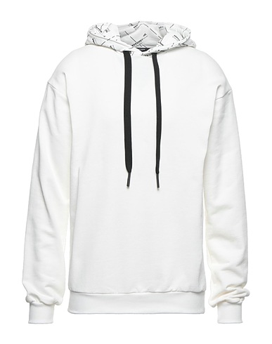 TAKESHY KUROSAWA Hooded track jacket  White 100% Cotton