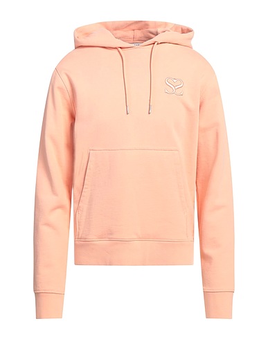 SANDRO Hooded sweatshirt Apricot 100% Cotton, Elastane, Polyester