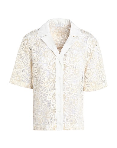 SANDRO Hemden und Blusen aus Spitze Ringelblume 100% Polyester, Viskose, Seide, Perlmutt