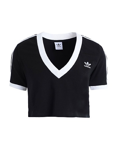 ADIDAS ORIGINALS Crop top CROPPED TEE
 Black 93% Cotton, 7% Elastane