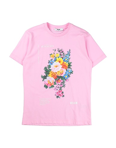 MSGM T-shirt Pink 100% Cotton