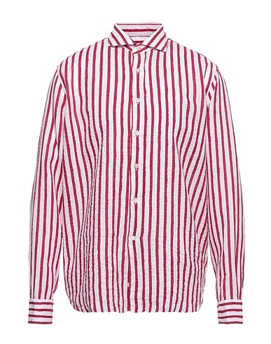 ALESSANDRO GHERARDI Linen shirt Burgundy 100% Linen