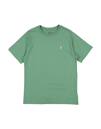 POLO RALPH LAUREN T-Shirt Cotton Jersey Crewneck Tee
 Limettengrün 100% Baumwolle