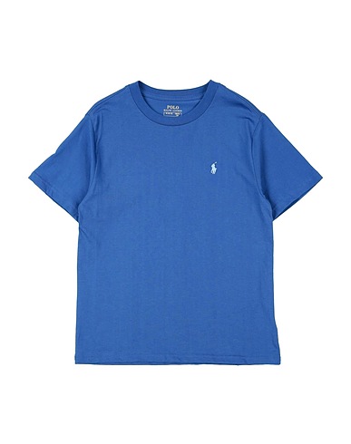 POLO RALPH LAUREN T-shirt Cotton Jersey Crewneck Tee
 Slate blue 100% Cotton