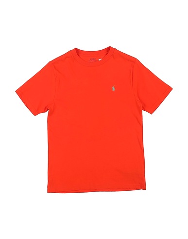 POLO RALPH LAUREN T-shirt Cotton Jersey Crewneck Tee
 Mandarin 100% Cotton