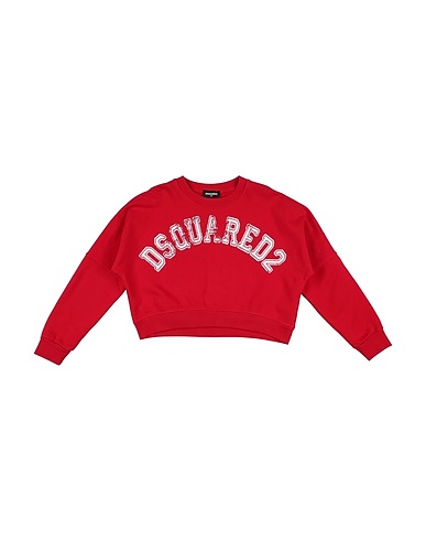 DSQUARED2 Felpa Rosso 100% Cotone