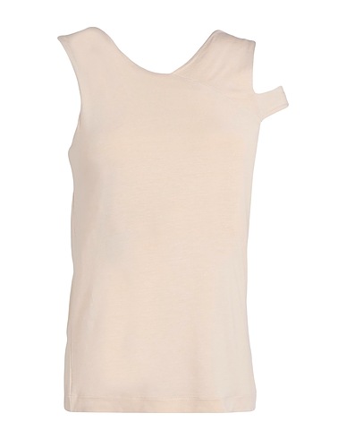 NINETY PERCENT Off-the-shoulder top HARPER STRETCH TENCEL SJ TOP
 Beige 96% Tencel™ Lyocell, 4% Elastane