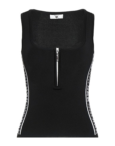 TWINSET Top U&B Black 81% Viscose, 19% Polyamide