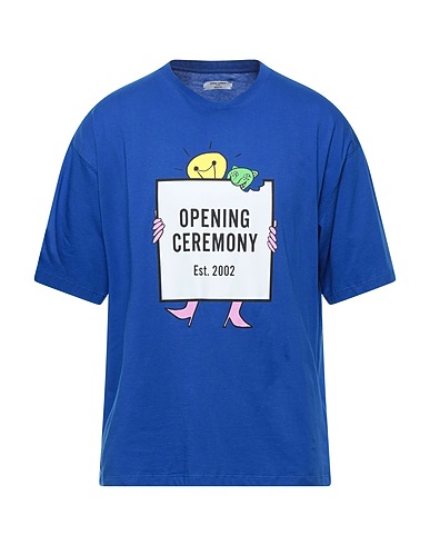 OPENING CEREMONY T-shirt Blu 100% Cotone