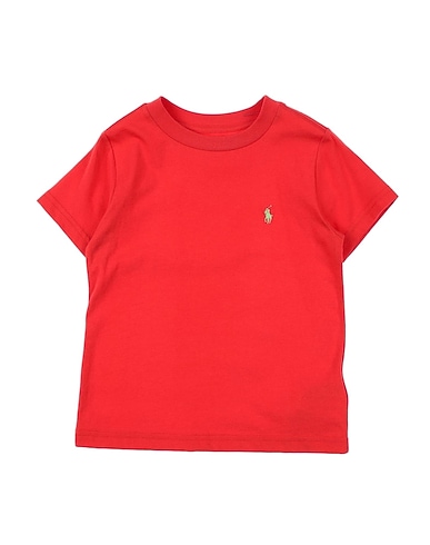 POLO RALPH LAUREN T-shirt  Cotton Jersey Crewneck Tee 
 Red 100% Cotton