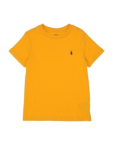 POLO RALPH LAUREN T-shirt  Cotton Jersey Crewneck Tee 
 Marigold 100% Cotton