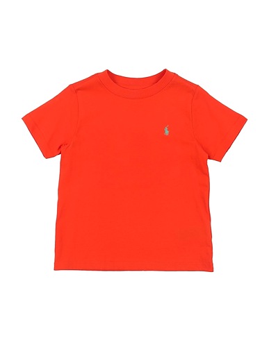 POLO RALPH LAUREN T-shirt  Cotton Jersey Crewneck Tee 
 Mandarin 100% Cotton