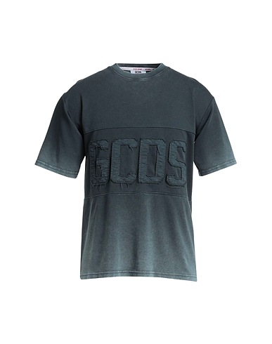 GCDS Oversize-T-Shirt Steel grey 100% Cotton