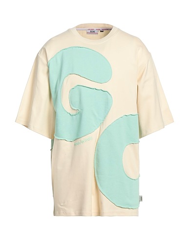 GCDS Oversize-T-Shirt Ivory 100% Cotton