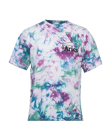 ARIES T-shirt Purple 100% Cotton