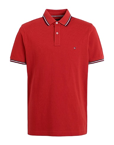 TOMMY HILFIGER Polo Ruggine 100% Cotone organico