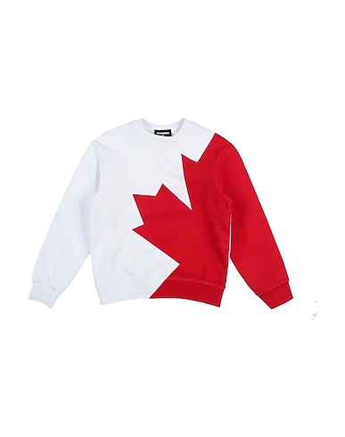 DSQUARED2 Sweatshirt White 100% Cotton, Elastane
