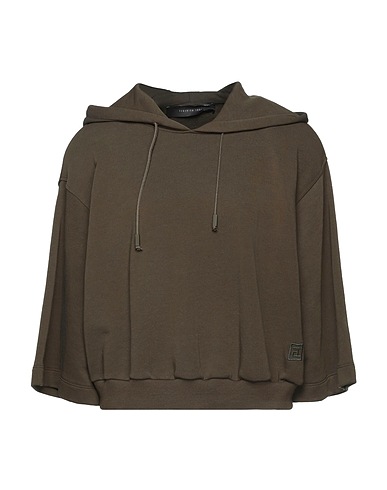 FEDERICA TOSI Felpa Verde militare 88% Cotone, 12% Poliestere
