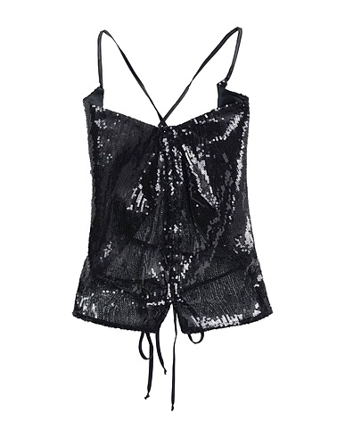 AMEN Top Black 100% Polyester
