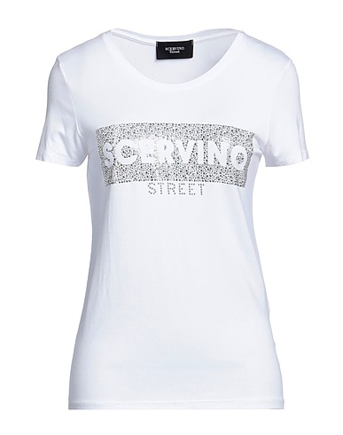 SCERVINO T-Shirt Weiß 95% Viskose, 5% Elastan