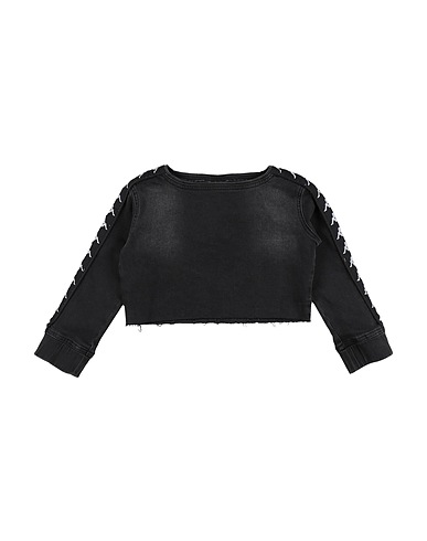 KAPPA Sweatshirt Black 98% Cotton, 2% Elastane