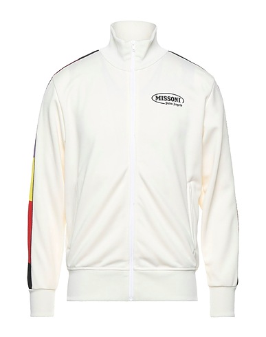 PALM ANGELS x MISSONI Sweatshirt White 100% Polyester, Elastane, Cotton