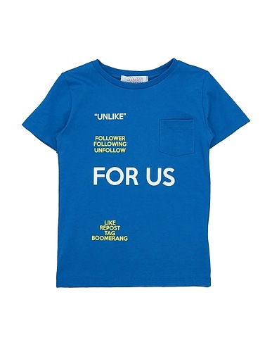 PACIOTTI 4US T-shirt Blue 100% Cotton