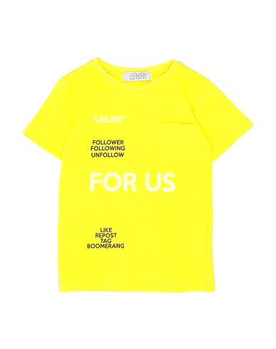 PACIOTTI 4US T-shirt Verde lime 100% Cotone