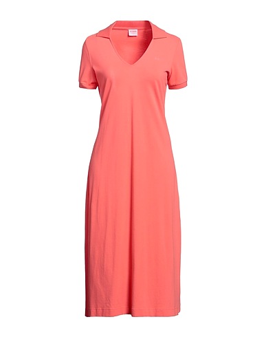 SUN 68 Robe mi-longue Corail 95% Coton, 5% Élasthanne